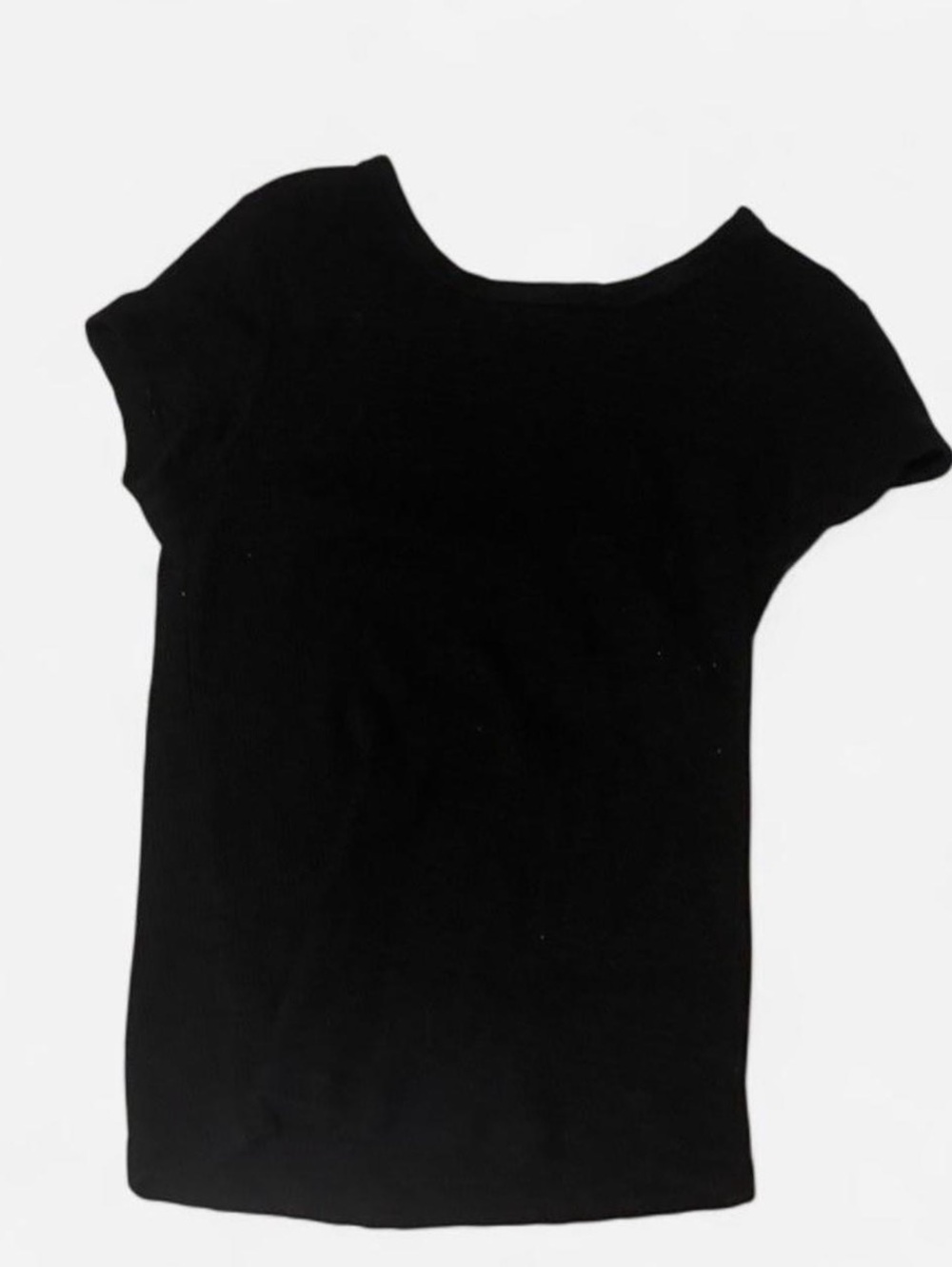 black baby tee